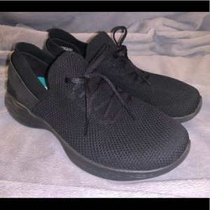 YOU by Skechers WALK Sneakers / Black / Size 9